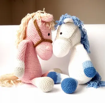 

crochet toys amigurumi doll horse model number XN041048