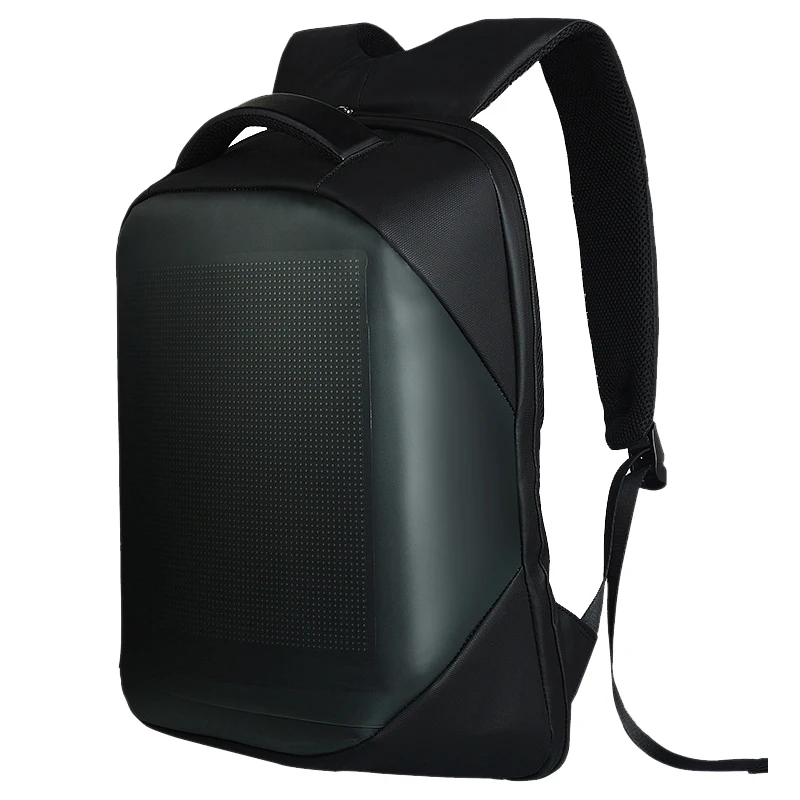  Dc 5V Led Dynamic Display Wifi Backpack Laptop Notebook Control 22L School Bag Waterproof Led Backp - 33059989556