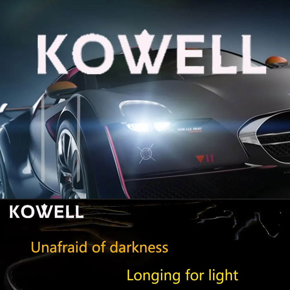 KOWELL автомобильный Стайлинг светодиодный головной фонарь для Mercedes-Benz W203 C63 C200 C230 C280 C300 2000-2007 лет светодиодный светильник на голову с ангельскими глазами