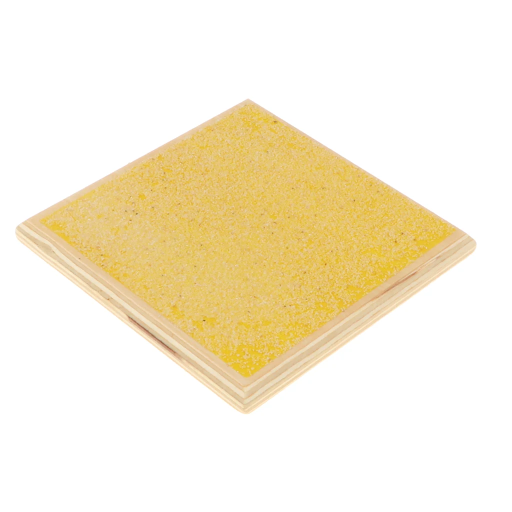 Montessori Sensorial Material - Wooden Rough & Smooth Touch Boards Early Tactile Early Developmental Toy for Kids Baby