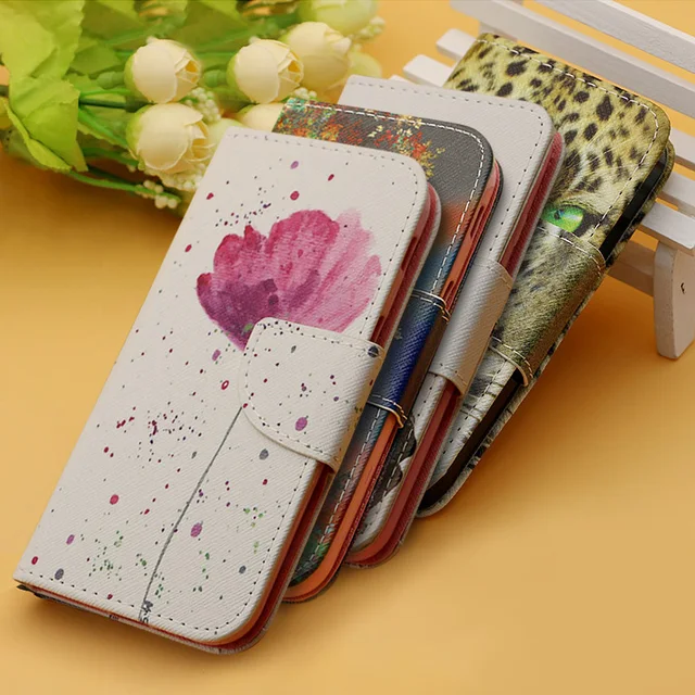 Best Price Colorful Painting Flip Leather Cover Case For Samsung Galaxy s3 Mini / s4 Mini / s5 Mini / S3mini S4mini S5mini cell phone Cases