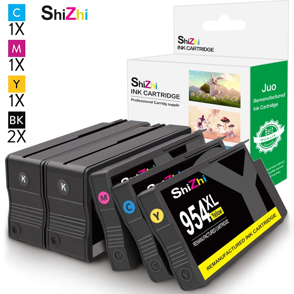 SHIZHI 954xl Замена чернильных картриджей для HP 954 XL OfficeJet Pro 7740 8210 8710 8715 8716 8720 8725 8730 8740