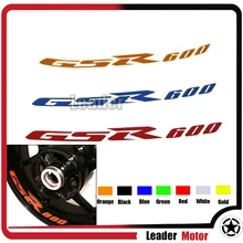 Para SUZUKI GSR600 GSR 600 Motocicleta Accesorios Frontal y Trasera INTERIOR PERSONALIZADO CALCOMANÍAS LLANTA RUEDA PEGATINAS Reflectantes STRIPES