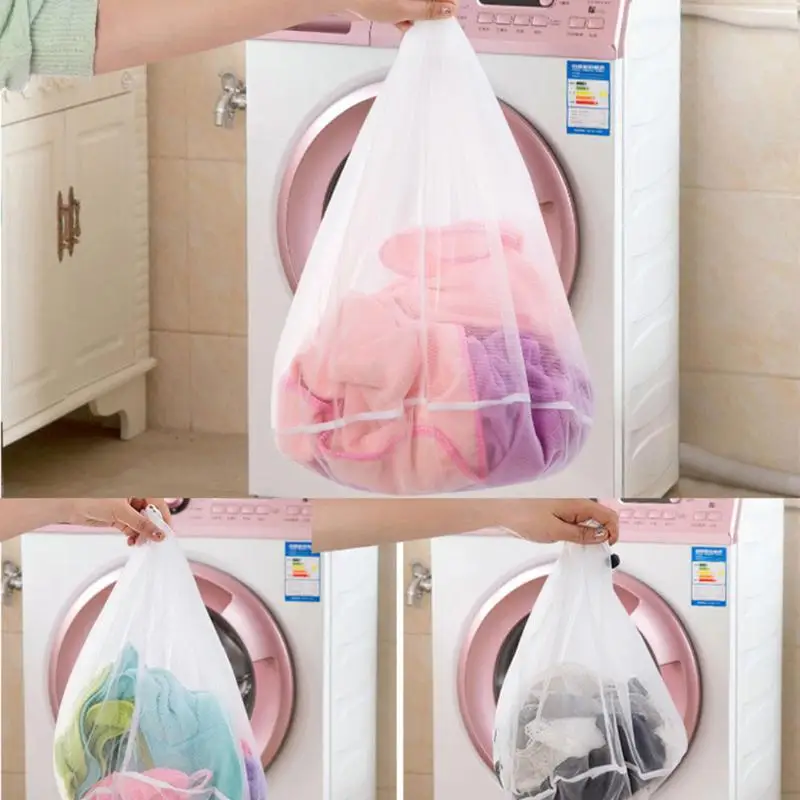 

Mesh Clothes Wash Bag for Washing Machine Women Underwear Bra Washing Bags Laundry Large Thickened Storage