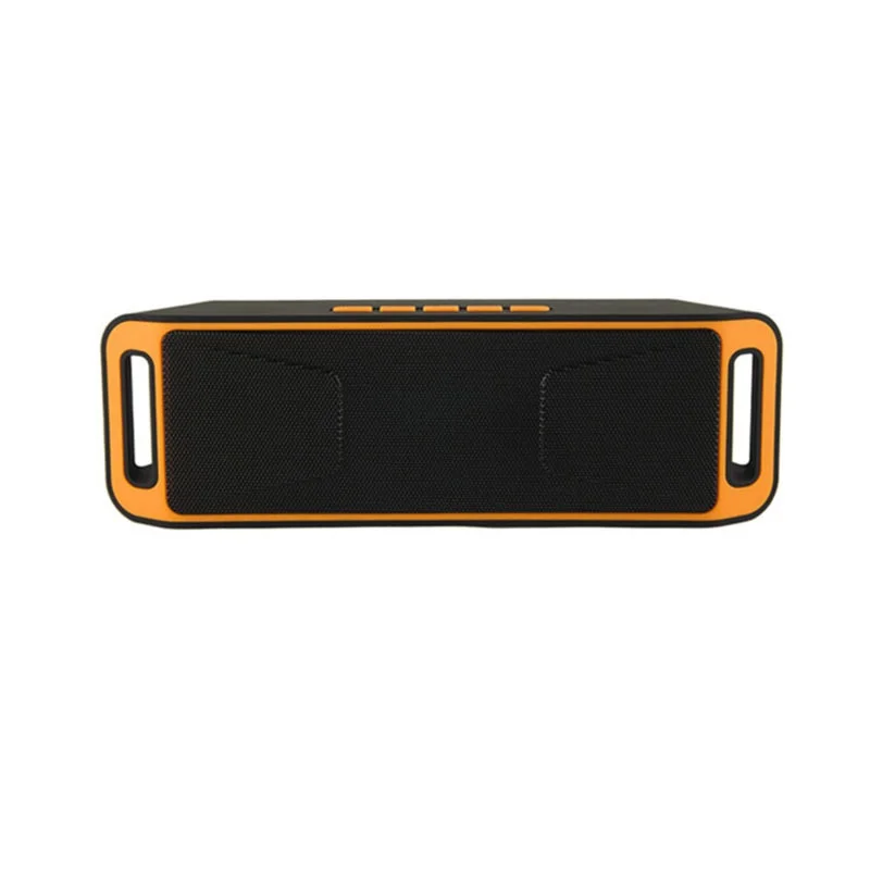 AINGSLIM беспроводной динамик Bluetooth 4,0 Caixa De Som стерео сабвуфер динамик s TF USB fm-радио Встроенный микрофон двойная коробка басового звука - Цвет: Orange