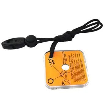 

Outdoor Survival Mirror Practical Emergency Kit Reflective Survival Signal Mirror With Whistle For Long Distance Ask Help SOS
