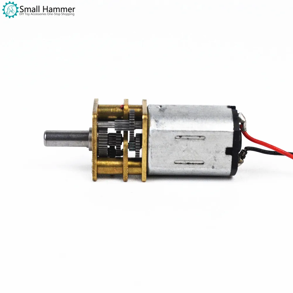 

N20 miniature metal gear reducer DC3V 3.7V 5V 6V DC slow speed motor