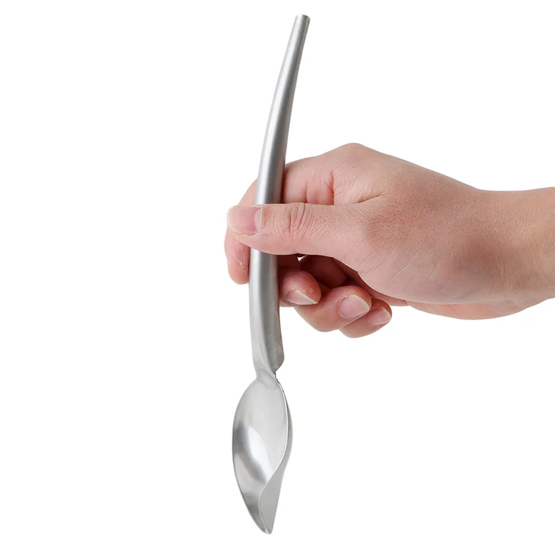 DIY Chocolate Large Pencil Filter Spoons Decorating Spelling Spoon Cake Decoration Metal Stainless Steel Baking Pastry Tools