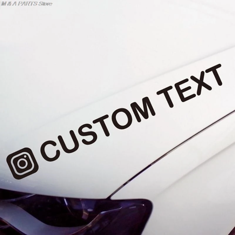 

20*2CM Personalized Custom Username Waterproof Car And Motorcycle Decals Bumper Sticker
