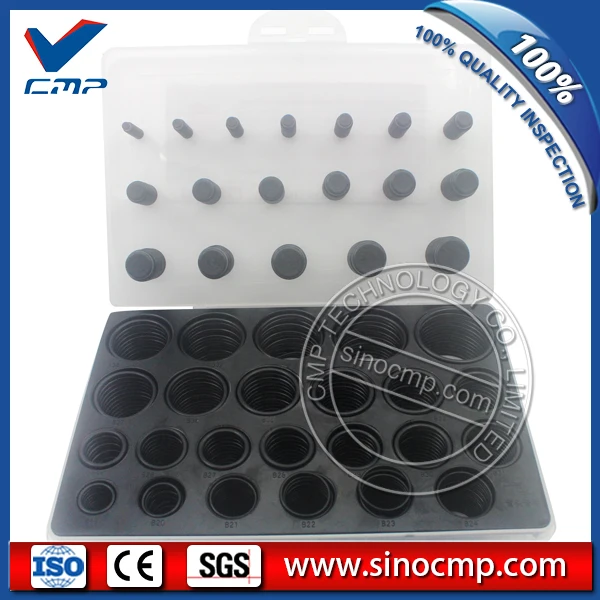 666 PCS Excavator Dingli O-Ring Box For Volvo EC290 EC290LC EC210 EC240 EC360 EC460 EC160 Oil Seals Service Kit