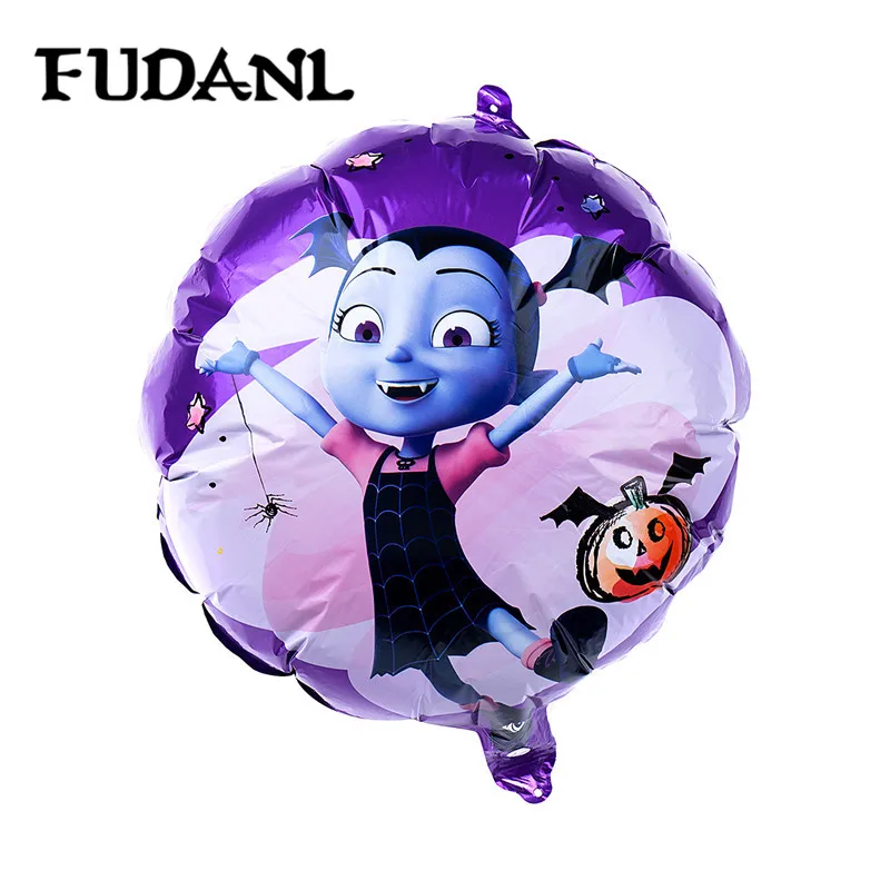 

50pcs 18inch Vampire Girl Balloons Foil Balloon Birthday Party Decoration Kids Children Halloween Toys Balloon Vampire Balloon