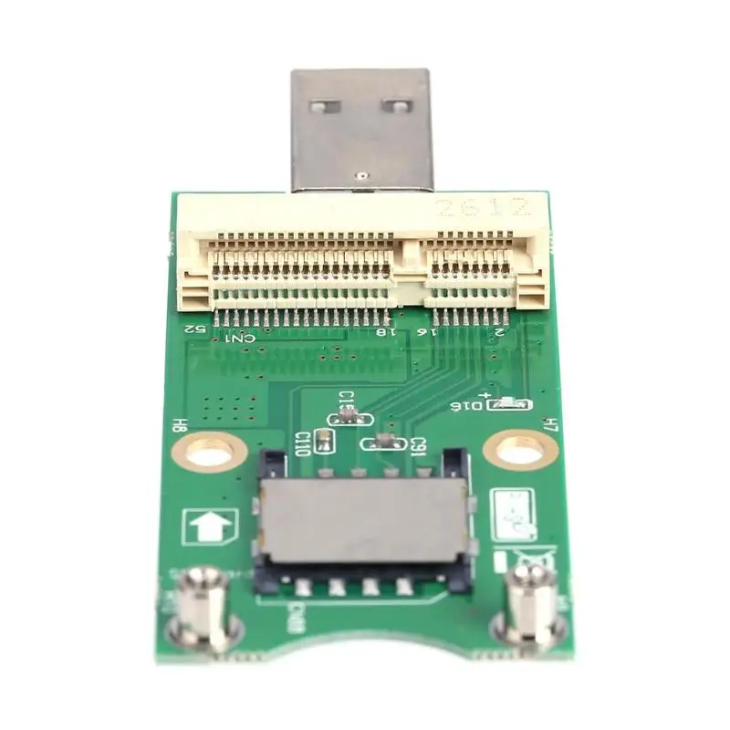 Mini PCI-E to USB Adapter with SIM 8 Pin Card Slot for WWAN/LTE Module