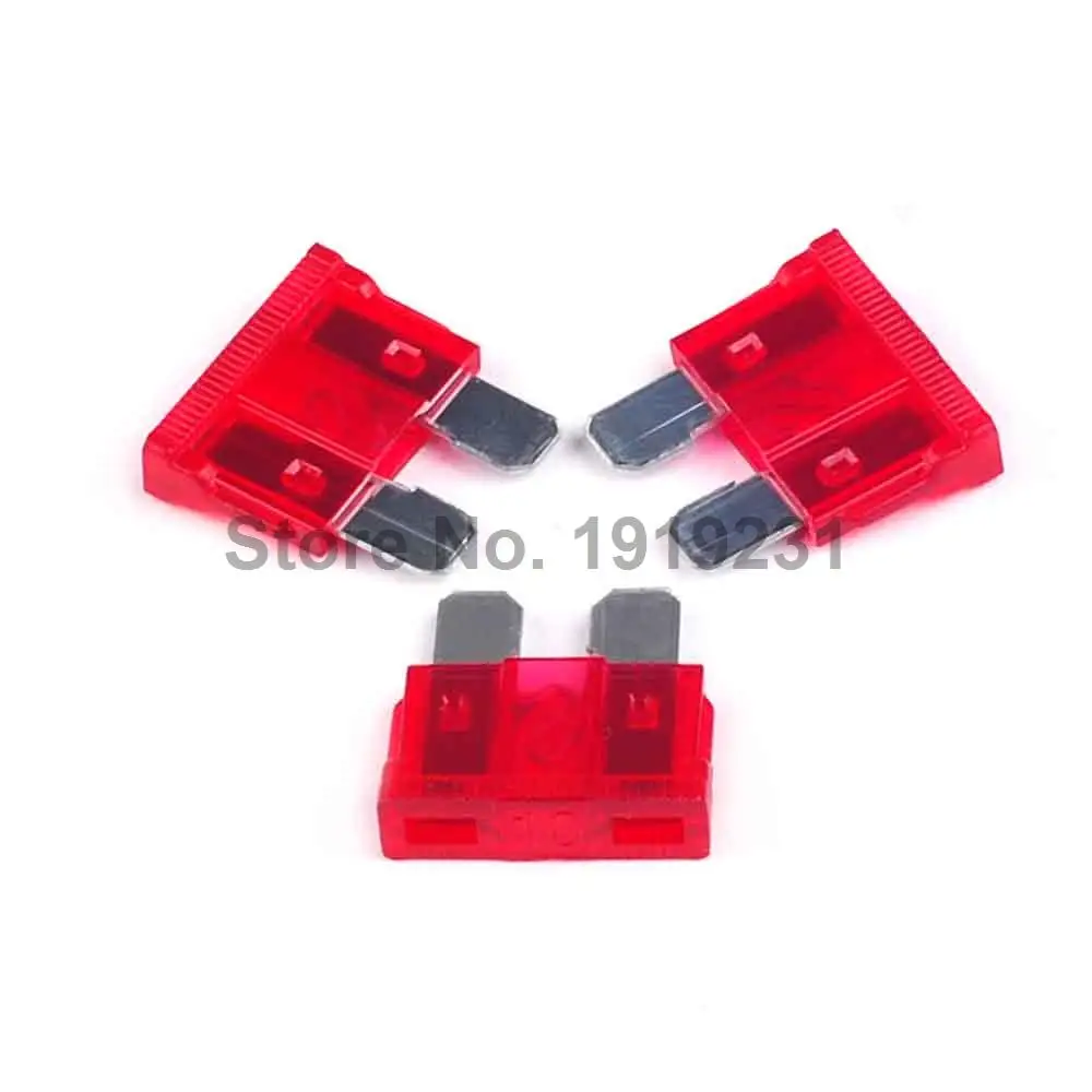 100PCS Medium Blade Car Fuses Automotive Fuse 10Ain Fuses from Home