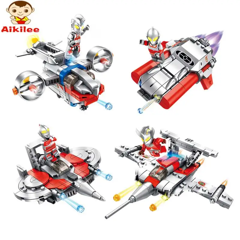 

69001 Altman diy building blocks puzzle blocks toys good quality for children hot sale 4 in 1 super man