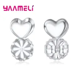 YAAMELI 2 Piece/Pair потерять деньги Акции лидер продаж; Новинка 925 пробы серебряные серьги обратно для Для женщин дамы аксессуары и украшения