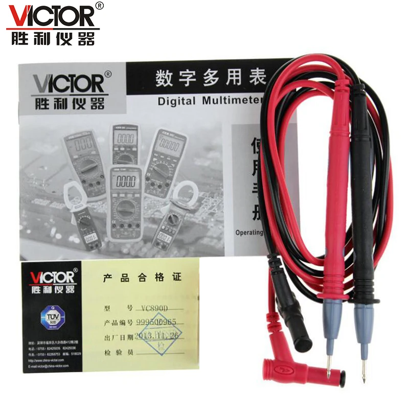 Цифровой мультиметр VICTOR VC890D профессиональный вольтметр True RMS конденсатор 20 МФ А