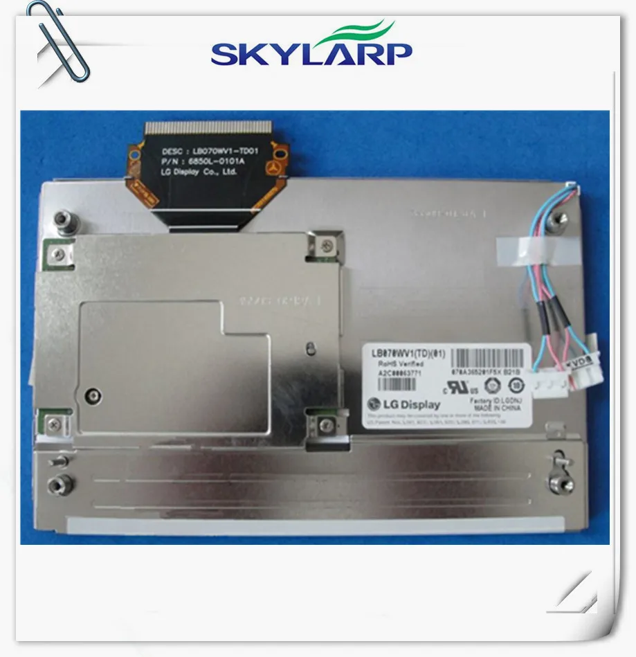 

Original 7 inch for Benz Mercedes W204 for GLK Car GPS navigation LCD Screen Display Panel Module free shipping