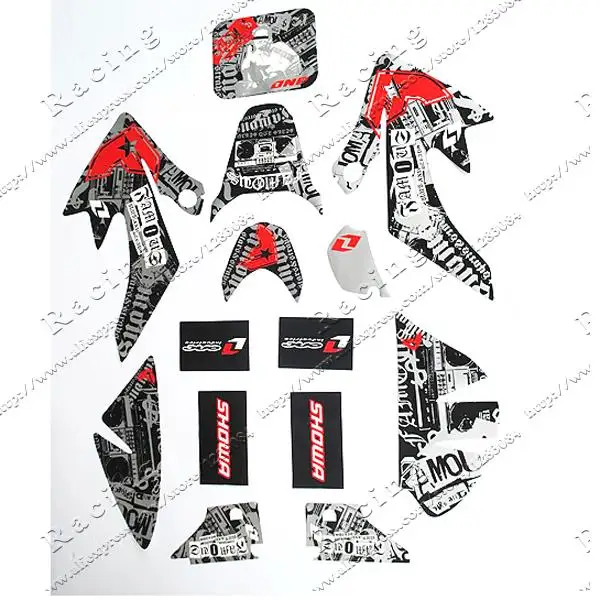 3m Crf50 Graphics Kit Decals Sticker For Dirt /pit Bike Parts Crf50