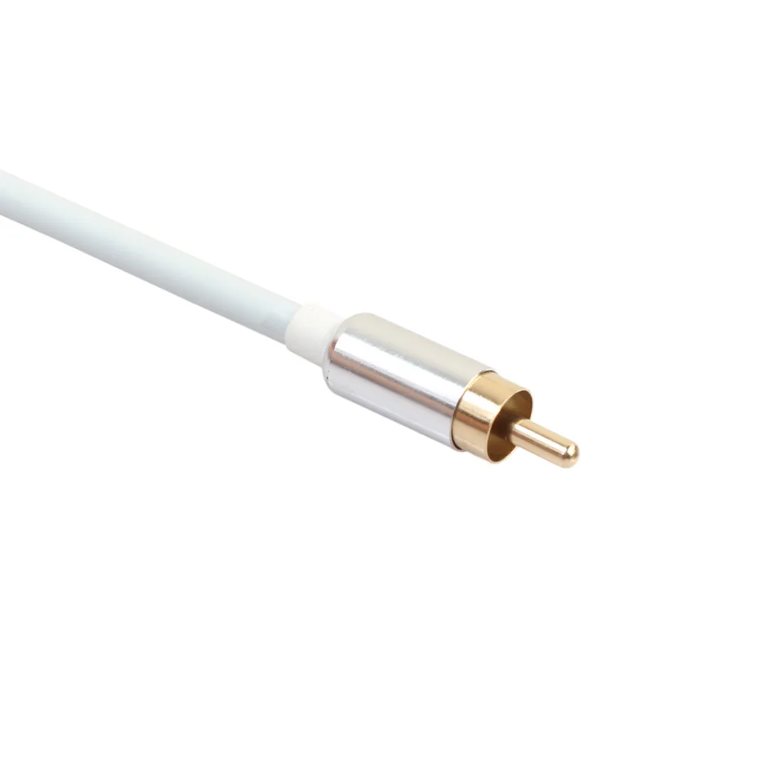 Mayitr 1pc 1M 3.5mm Jack Male to 2 RCA Male Audio Cable 2 Colors High Quality AUX Stereo Y Adapter Cable Cord for Speaker MP3