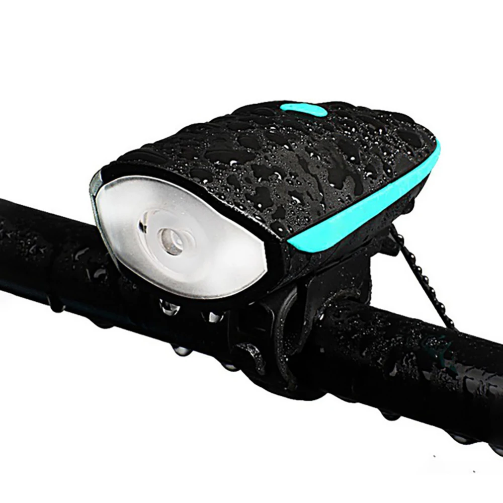 

Waterproof IP44 Bicycle Light Flashlight Bike Horn Light Headlight Cycling Multifunction Ultra Bright Electric 120db Horn