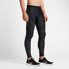 Мужские быстросохнущие компрессионные брюки, уличные эластичные трико для бега, брюки для занятий фитнесом, брюки для бега, тренировочные спортивные штаны