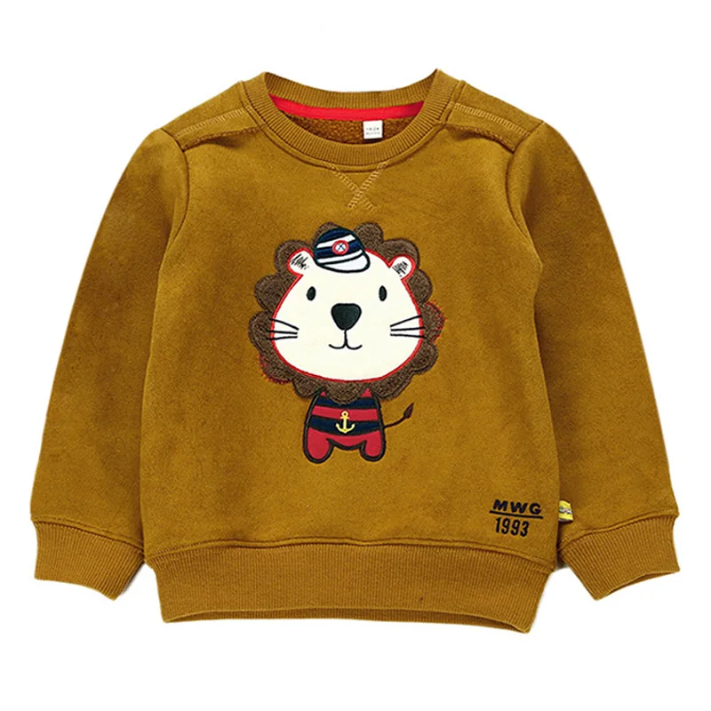 

2018 High Quality Children Jacket Baby Boys Fleece Cotton Cute Characters Pullovers Toddlers Kids Cashmere Sweaters Jumpers 1-5Y