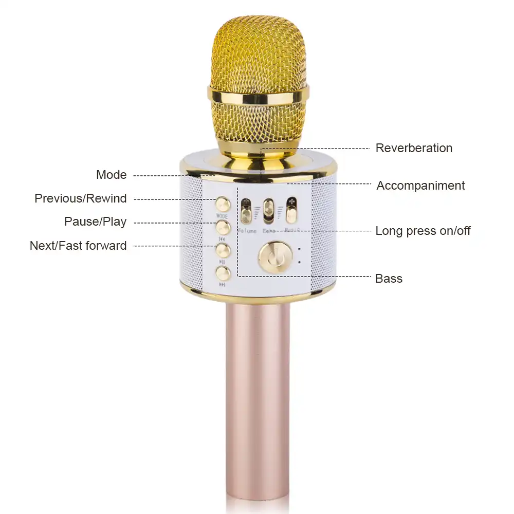 q37 wireless microphone and hifi speaker
