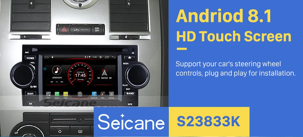 Seicane Android 300 автомобильный Радио dvd-плеер Мультимедиа gps для Jeep Commander Compass Dodge ram Chrysler Wrangler Grand Cherokee