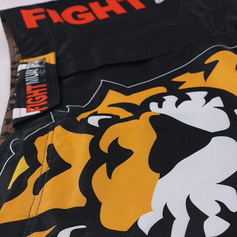 2018 новые летние мужские шорты MMA Fighting Muay Thai Tigers смешанные UFC для фитнеса боевой