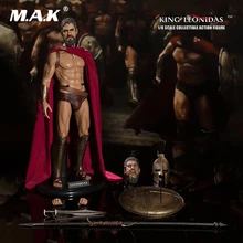 For Collection 1/6 Scale SA0030 Ancient Greek King King Leonidas Warriors of Sparta Double Head Sculpt Full Set Action Figure