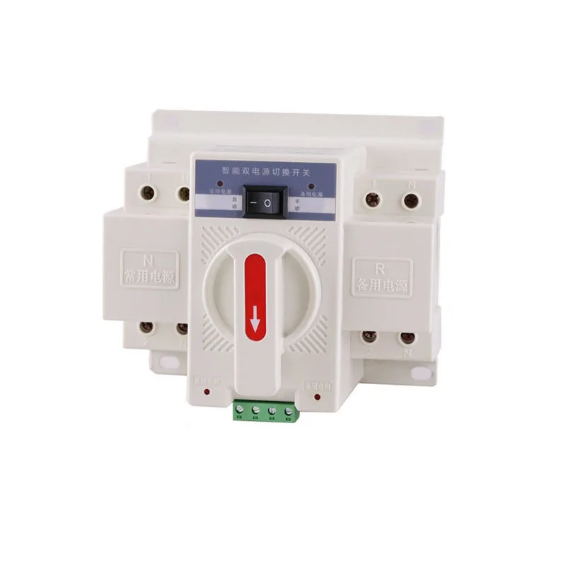Автоматический мини выключатель источника питания 2P 63a|circuit breaker|automatic transferswitch