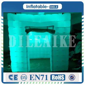 

Free Shipping outdoor cube tent top quality inflatable photo booth for wedding (Size:2.5x2.5x2.25m)