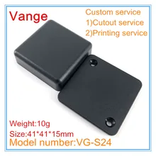 5 шт./лот Инжекционный корпус IP54 ABS пластиковый корпус для электронного устройства с печатным обслуживанием 41*41*15 мм