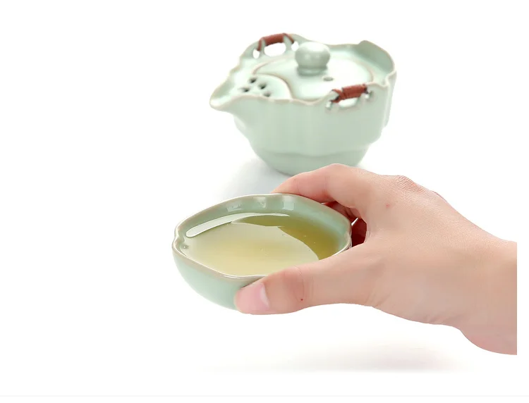 TANGPIN керамический чайник gaiwan чайные чашки портативный дорожный чайный набор с сумкой для путешествий