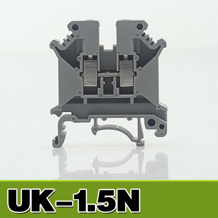 

UK1.5N UK Series DIN Rail Screw Clamp Terminal Blocks