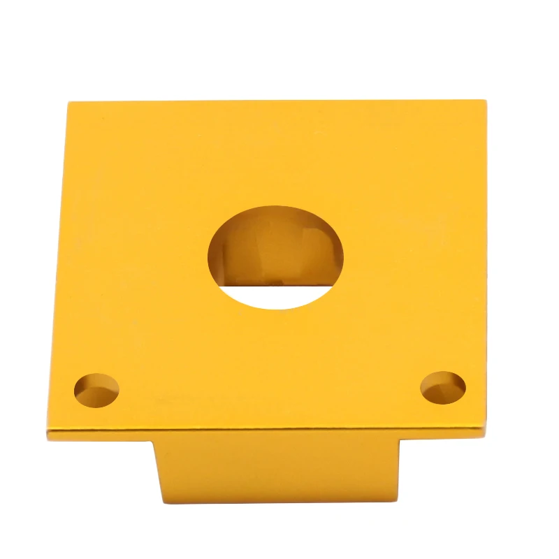 Kee Pang 3D принтеры из алюминиевого профиля теплоотвод алюминиевый Золотой 40X40X11mm