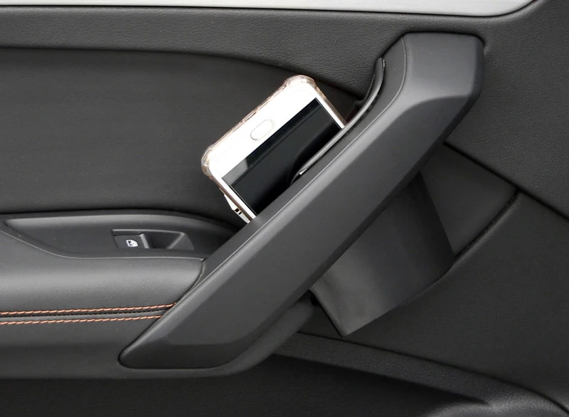 Автомобильный Стайлинг Пластиковая Задняя дверная ручка контейнер лоток коробка для хранения 2 шт для Audi Q5 авто аксессуар