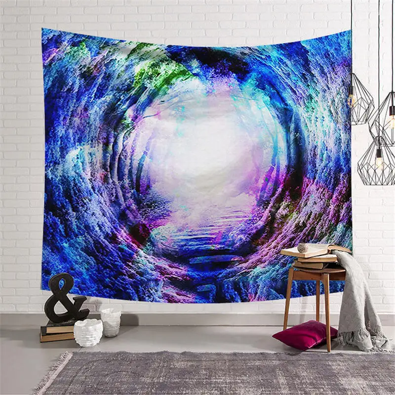 

Fantasy Starry Sky Print Large Tapestry Wall Hanging Colorful Carpet Bedspread Yoga Mat Beach Towel Background Home Textile