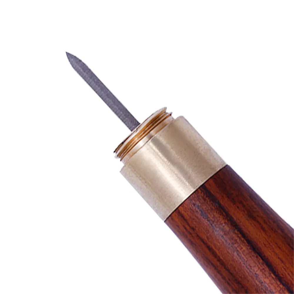 LMDZ Алмазная форма для шитья шило черное дерево красная деревянная ручка кожа ремесло шитье шило наборы ручной работы швейные инструменты DIY Stitcher конус