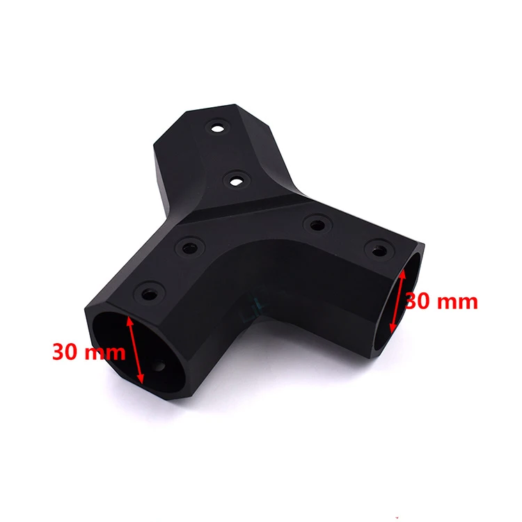 

1PC Plant Protection Drone Tee Joint 35to30mm Tube Connector Frame Arm Carbon Tube Adapter for Multi-axis Drone Parts