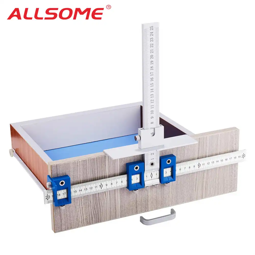 Drill Guide Sleeve Cabinet Hardware Jig Drawer Pull Wood Drilling