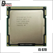 Двухъядерный процессор Intel Core i5-670 i5 670 3,4 ГГц 4M 73W LGA 1156