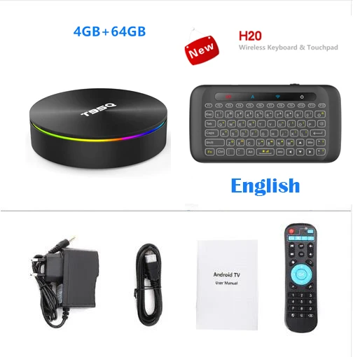 4GB64GB Add H20 T95Q Android 9,0 ТВ приставка Amlogic S905X2 Quad Cor 4G 32G 2,4/5,8G Wifi BT4.1 100M 4K медиаплеер 4GB64GB Смарт ТВ приставка PK X96Max - Цвет: 4GB64GB Add H20