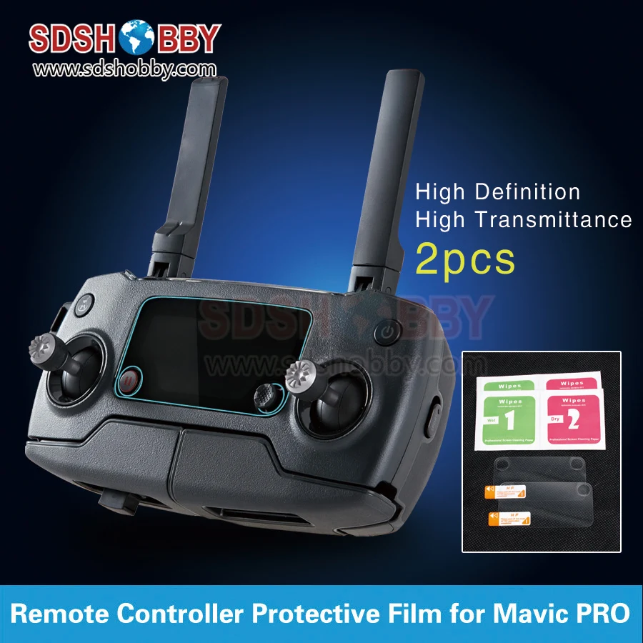 2pcs Remote Controller Screen Protective Film HD Pad for DJI Mavic Pro
