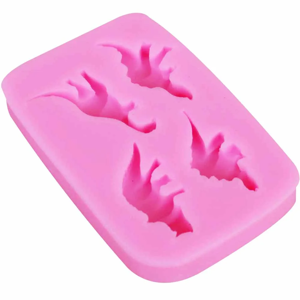 Dinosaur UV Resin Silicone Molds Fondant Chocolate Candy Crystal Clay Bake Tools