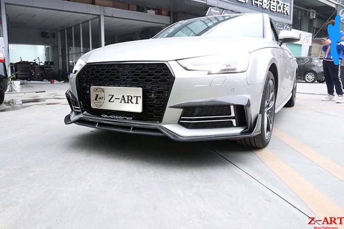 Z ART aerokit для Audi A4 2016 2019 набор настройки углеродного волокна B9 комплект корпуса из