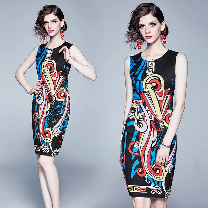 

summer of Europe and the United States the new trend of foreign trade dress French waist popular fairy lady dress