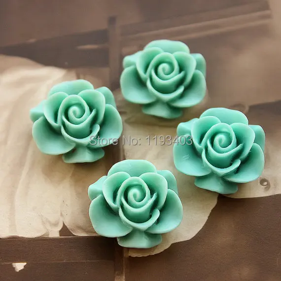 50pcs 20mm Gerbera Flower Resin Cabochon Jewelry Supplies Decoration