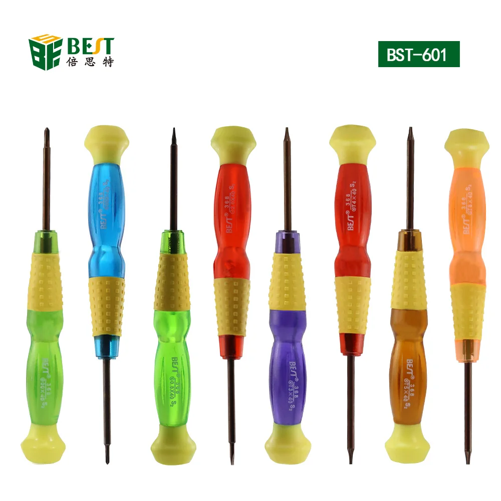 

BST-601 Torx Philips Slotted Pentalobe screwdriver multifunctional Opening Tools set for IPone iPad Mobile Phone Repairing