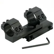 1 шт. 30 мм крепление для прицела двойное z-образное кольцо ласточкин хвост вытянутое крепление рельсовый фонарь для 11 мм прицел рельсы Охотничьи аксессуары
